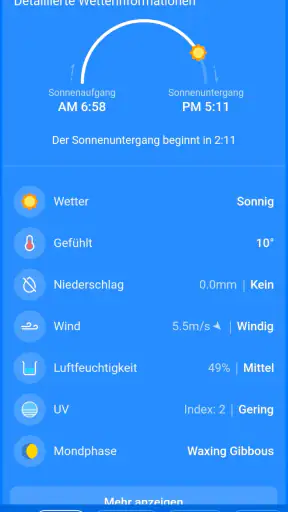 Wetter & Regen - Weather Sky screenshot