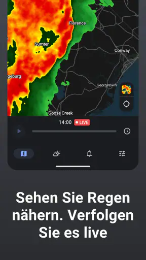 Wetter & Regenradar RainViewer screenshot