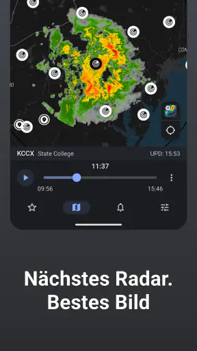 Wetter & Regenradar RainViewer screenshot