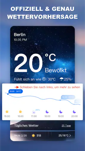 Wetter - Weather live & Widget screenshot