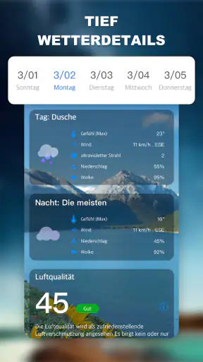 Wetter - Weather live & Widget screenshot