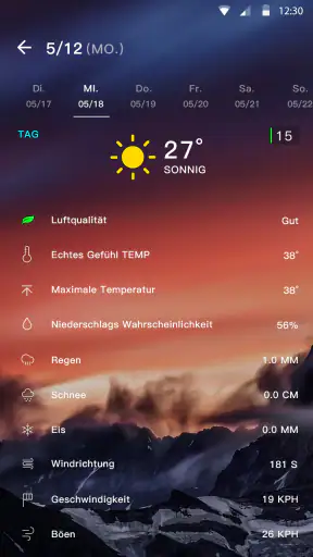 Wetter - Wettervorhersage screenshot