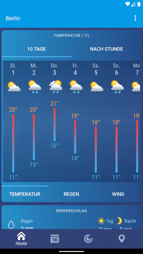 Wetter XS PRO screenshot