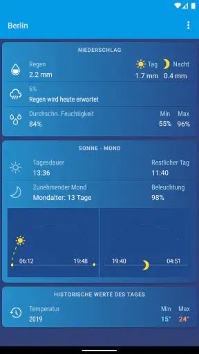 Wetter XS PRO screenshot