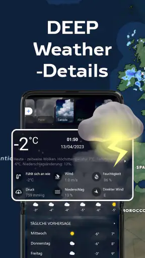Wetterradar und Wetter-Live screenshot