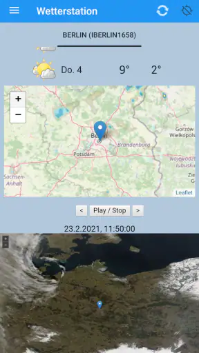 Wetterstation screenshot