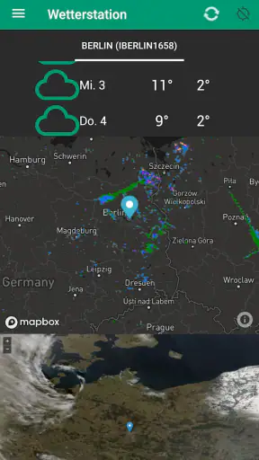 Wetterstation screenshot