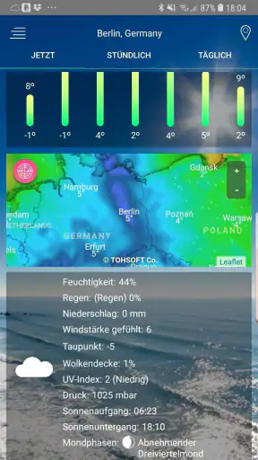 Wettervorhersage App screenshot