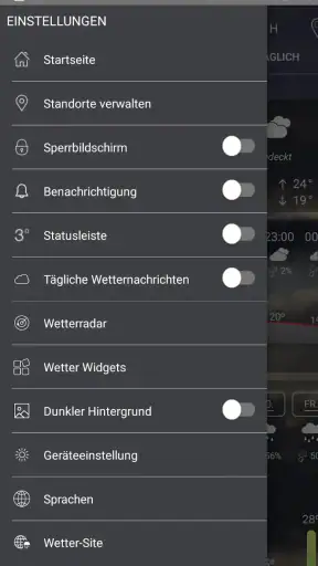 Wettervorhersage App screenshot