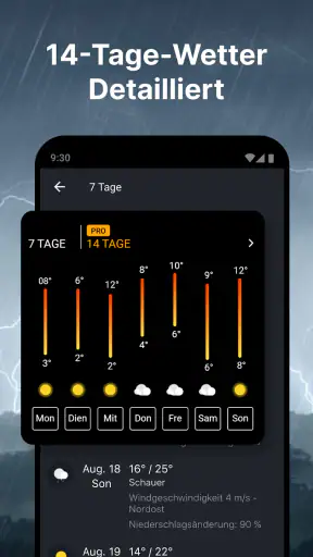 Wettervorhersage: Live-Radar screenshot