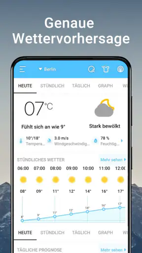 Wetterzeitleiste Lokales Radar screenshot