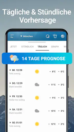 Wetterzeitleiste Lokales Radar screenshot