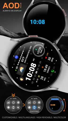 WFP 125 Digital watch face screenshot