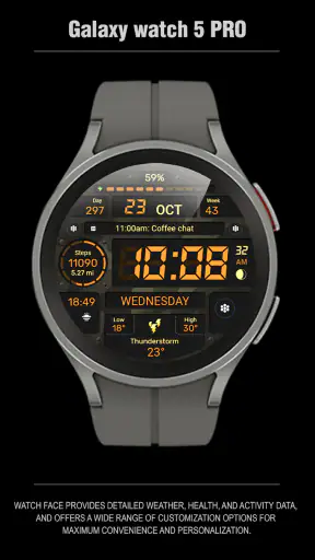 WFP 129 Military watch face screenshot