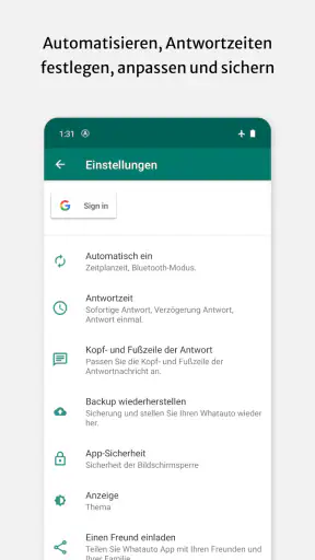 Whatauto – Auto Antwort screenshot