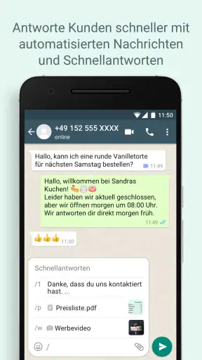 WhatsApp Business screenshot