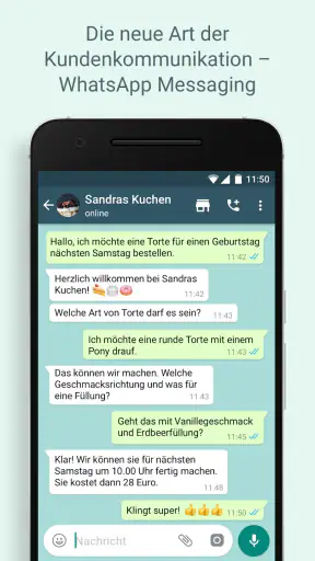 WhatsApp Business screenshot
