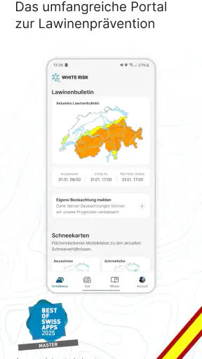 White Risk - SLF Lawinen-App screenshot