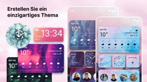 Widgets OS 17: Farbige Widgets screenshot