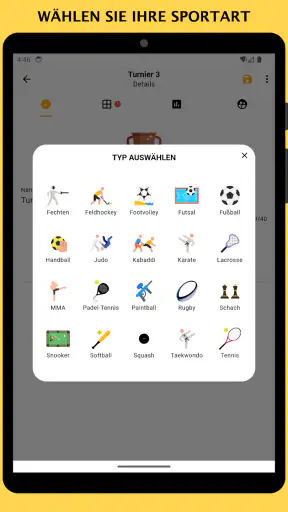 Winner - Turniermanager screenshot