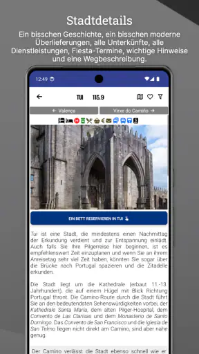 Wise Pilgrim Camino Portugués screenshot