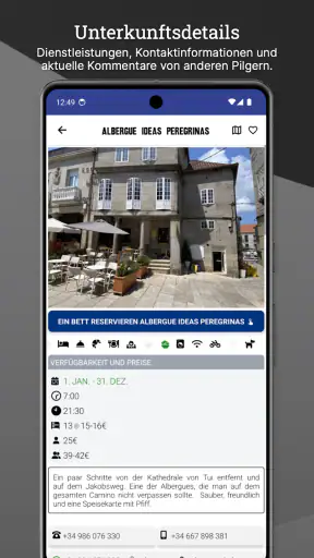 Wise Pilgrim Camino Portugués screenshot