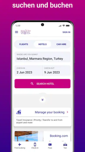 Wizz Air – Flüge Buchen screenshot