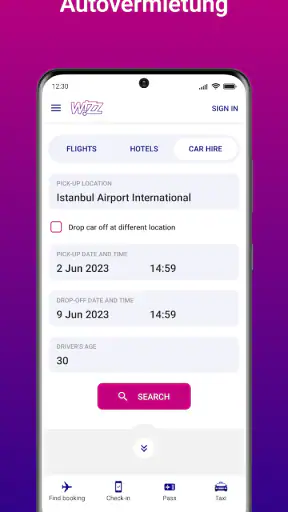 Wizz Air – Flüge Buchen screenshot