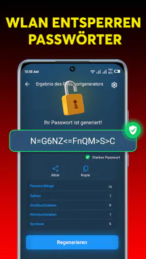 WLAN Passwörter anzeigen screenshot