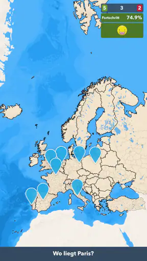 Wo liegt das? - Geografie Quiz screenshot