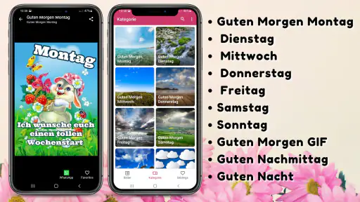 Wochentage Bilder mit Sprüche screenshot