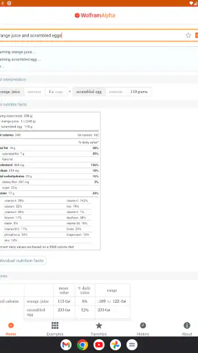 WolframAlpha Classic screenshot