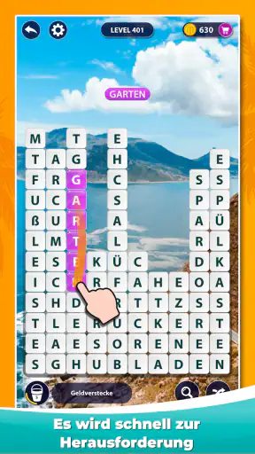 Word Surf - Ein Wortspiel screenshot