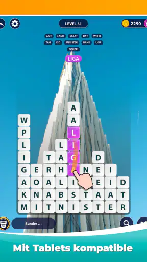 Word Surf - Ein Wortspiel screenshot