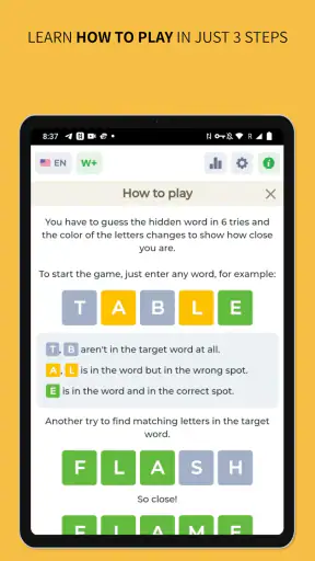 Wordly - Auf Deutsch Spielen screenshot