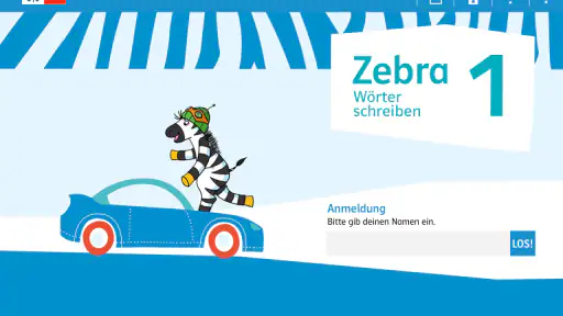 Wörter schreiben 1 mit Zebra screenshot