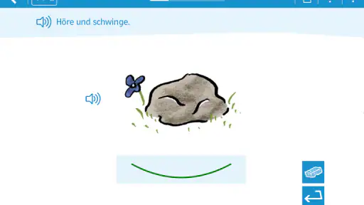 Wörter schreiben 1 mit Zebra screenshot