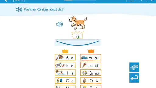 Wörter schreiben 1 mit Zebra screenshot