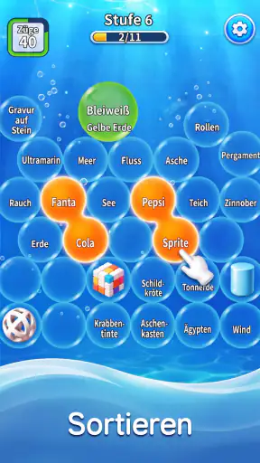 Wörterblasen: Bubble Word Jam screenshot