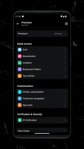 X screenshot