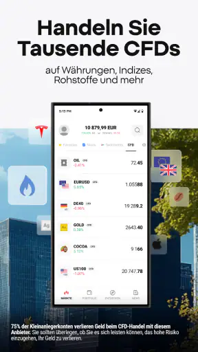 XTB Online Investing screenshot