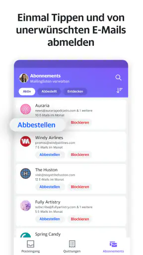Yahoo Mail – Alles im Blick screenshot