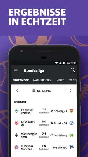 Yahoo Sport screenshot