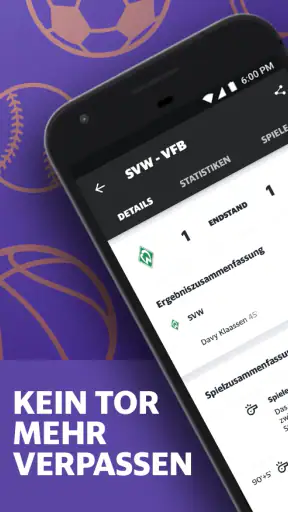 Yahoo Sport screenshot