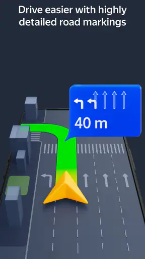 Yandex Navigator screenshot