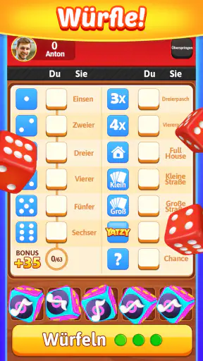 Yatzy Blitz: Würfelspiel screenshot
