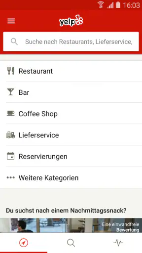 Yelp screenshot