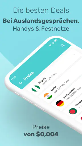Yolla ins Ausland Telefonieren screenshot