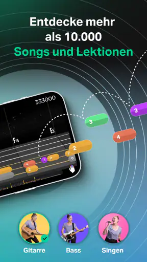 Yousician: Gitarre & Bass screenshot
