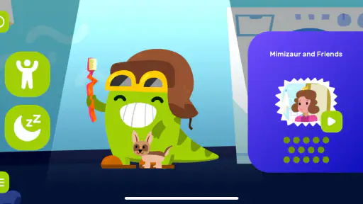 Zähneputzen mit Mimisaur screenshot